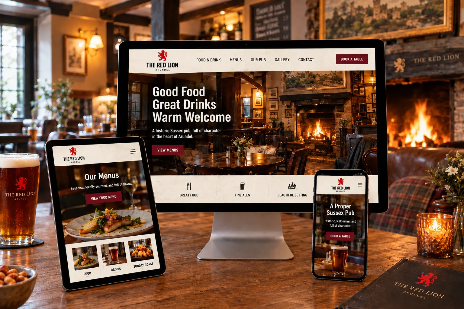 The Red Lion, Arundel case study